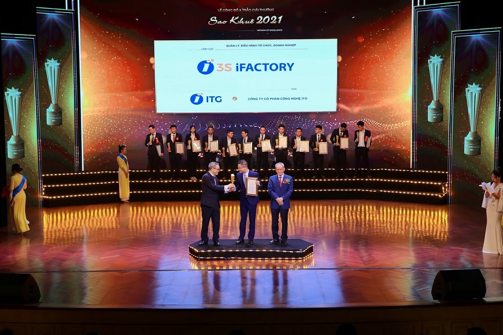 Giải pháp nhà máy thông minh 3S iFACTORY được xướng tên tại lễ trao giải Sao Khuê 2021 