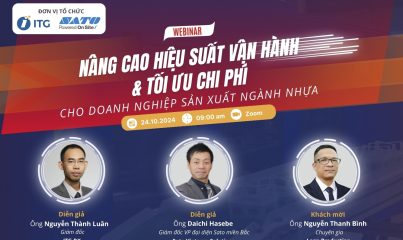 Mở cổng đăng ký tham dự Webinar ngành nhựa: Nâng cao hiệu suất và Tối ưu chi phí cho DNSX Nhựa